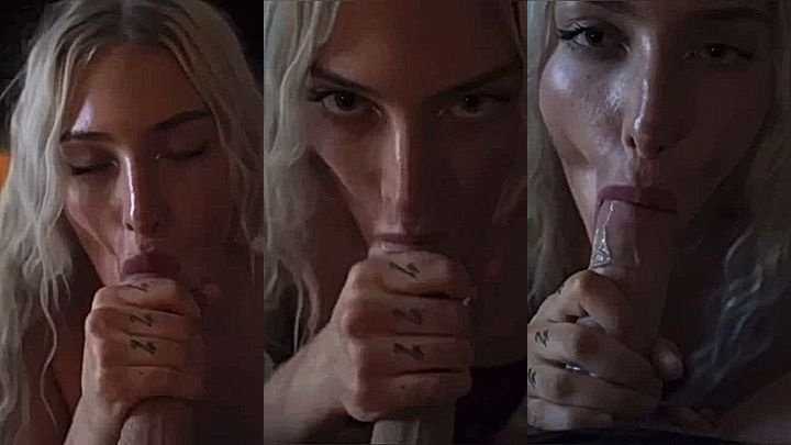 Ari Baby sucking a huge dick and giving a blowjob in onlyfans leaked sextape
