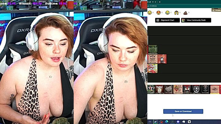 sexy gamer Sabrina Lynn playing game in onlyfans leaked video