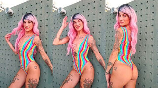 onlyfans leaked xxx solo tease video of Kadito showing off her small ass