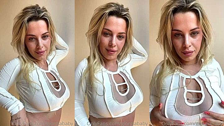 sexy giorgiababy teasing in leaked video