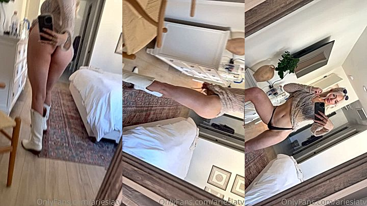 onlyfans Ari Baby leaked sextape shwoing her small ass on camera
