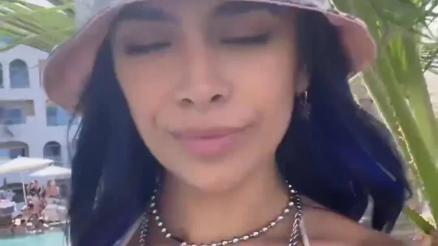 Alex Elena dancing in a sexy lingerie shaking her ass on camera