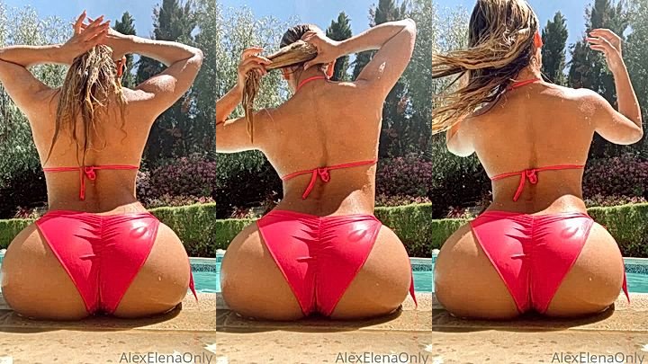 Alex Elena onlyfans in a sexy lingerie showing off her small ass