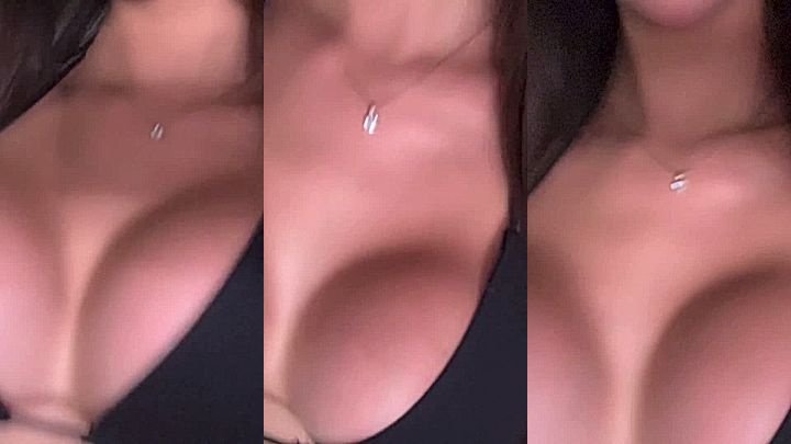 onlyfans sexy model Giulia Rosa shaking her tits on camera