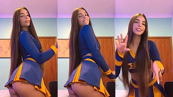 leaked onlyfans tease video Giulia Rosa dancing showing her ass on camera