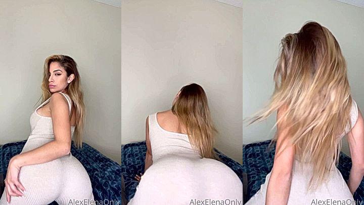 Alex Elena onlyfans teasing video shaking her small ass