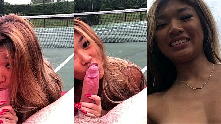 sexy clara trinity giving a blowjob in newly leaked video