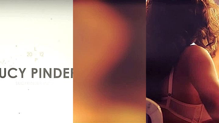 Lucy Pinder strips her cloth posing with her tits out in leaked video
