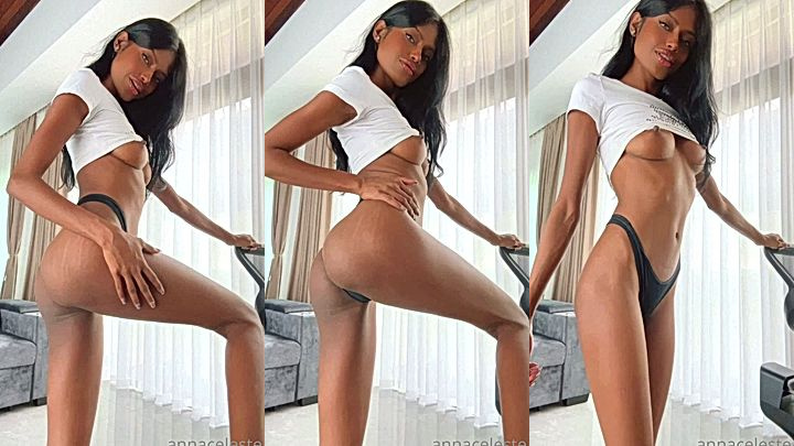 onlyfans leaked xxx video of Anna Celeste robbing her small ass