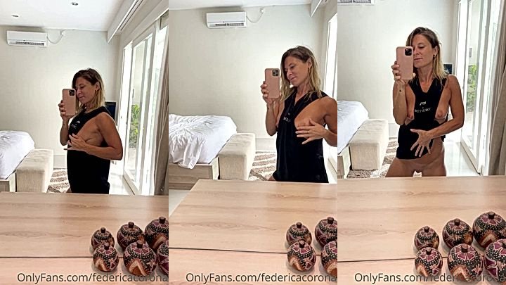 onlyfans federicacorona opens her top to show off her small tits