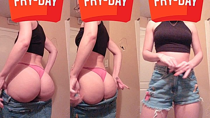 onlyfans leaked tease video of WoeAlexandra wearing her short on camera