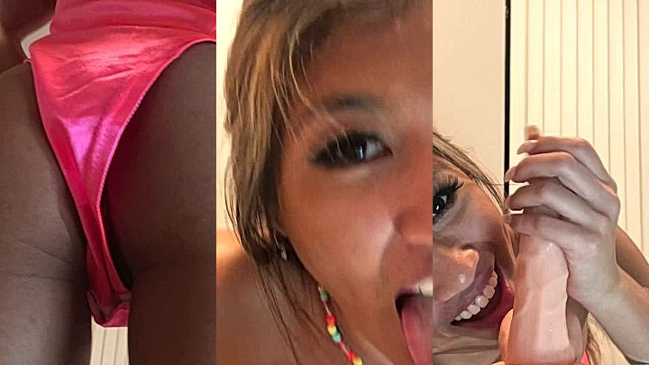 playful clara trinity in a sexy lingerie rubbing her pussy and getting fucked