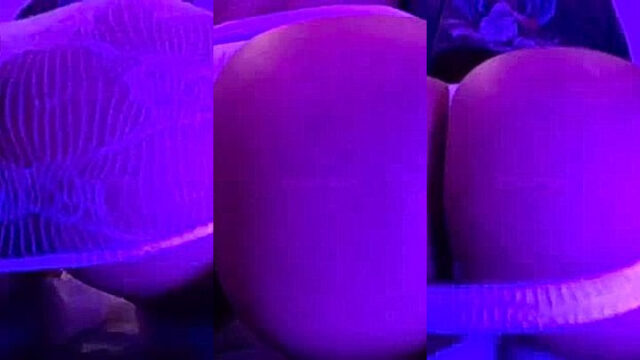 Ginasavagex strips her cloth to show off her ass in leaked video