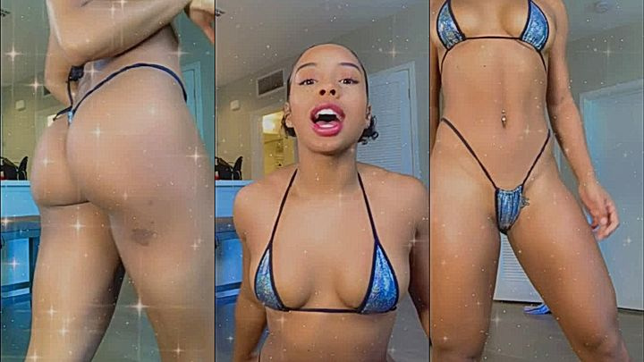 onlyfans leaked xxx video of Qimmah Russo shooting a video showing off her small ass