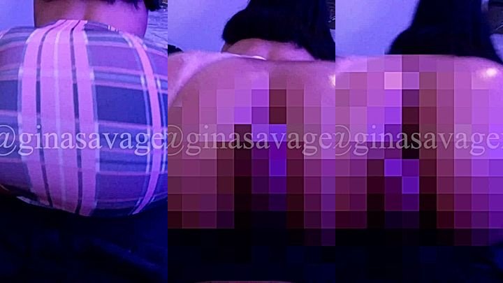 onlyfans Ginasavagex big ass shaking while fucking a dick