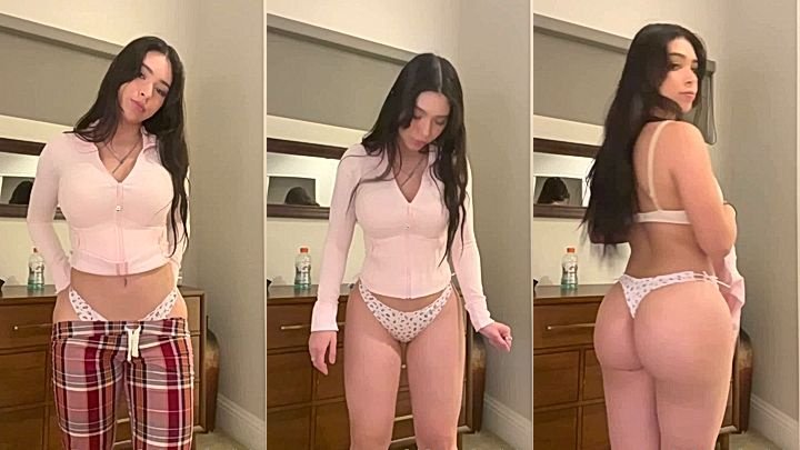 Aishah Sofey tease video stripping her cloth with her ass exposed