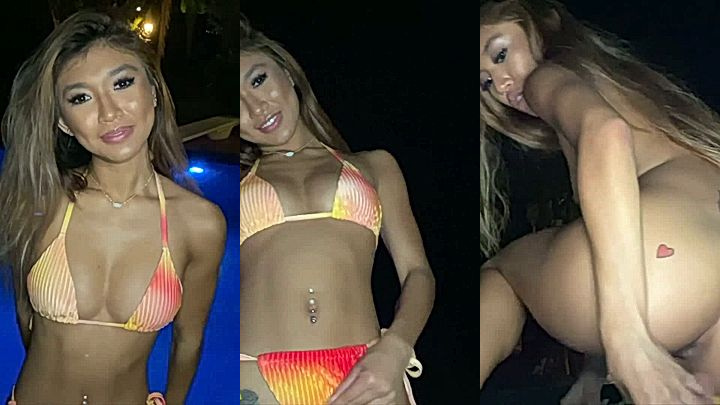 clara trinity stripping her lingerie and getting fucked outdoor