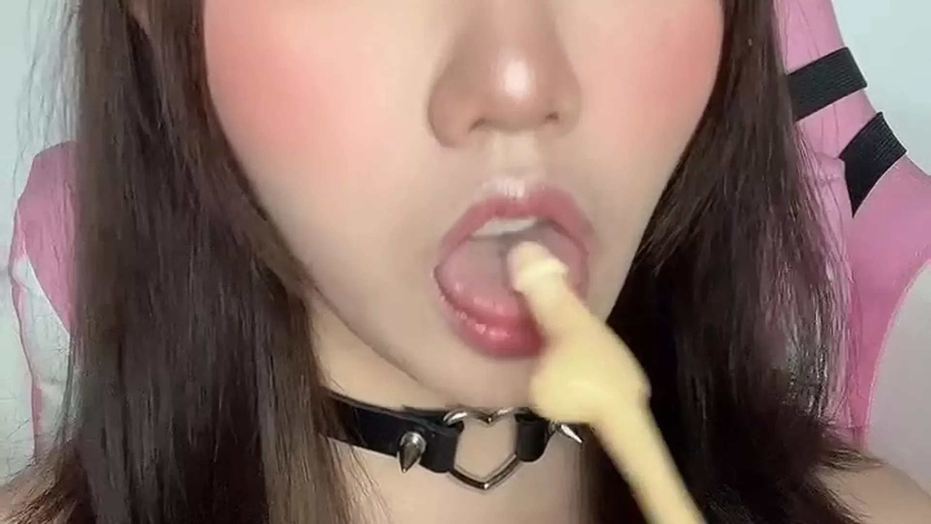 onlyfans moiicos43 licking a mini dick in leaked video