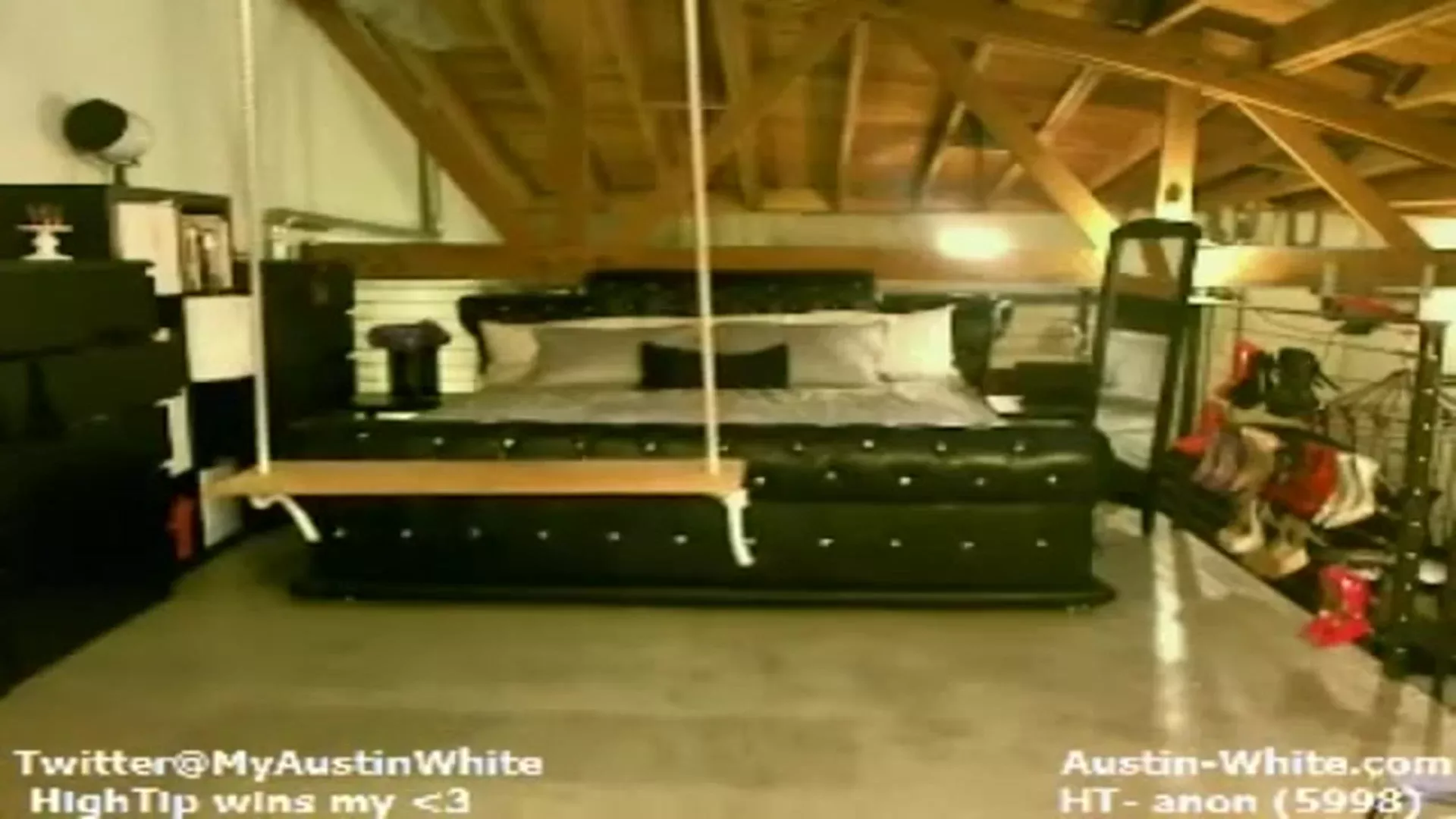 onlyfans Austin White changing lingerie on camera